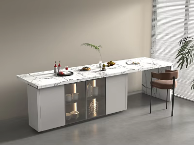 Modern Bar 3d model