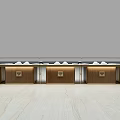 Modern Jewelry Store Interior With Glass Display Cases And Elegant Cabinets