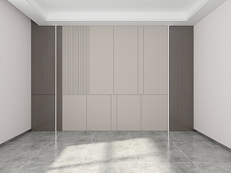 Modern background wall 3d model