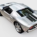 Silver Sleek Sports Car With Transparent Roof Aerodynamic Design And Alloy Wheels