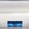 Office Lobby Research Institute Cell Theme Point Element Array Anodized Edition Technology Simple Style 3d model