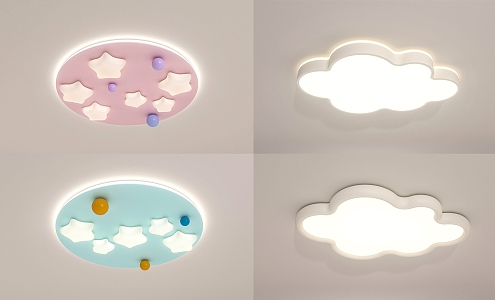 Modern ceiling lamp children's room ceiling lamp 3d model