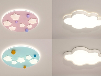 Modern ceiling lamp children's room ceiling lamp 3d model