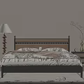 Middle Style Double Bed