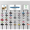 Shoe Cabinet Multi Tier Design For Organizing Various Shoes With Superstar Brand