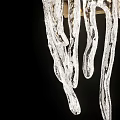 Elegant Crystal Chandeliers Featuring Dripping Clear Crystals And Sparkling Decorative Design 3d model