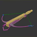 Crossbow Mechanical Crossbow Shift Bow and Arrow Shoot Far Equipment Weapons High-tech Crossbow 3d model