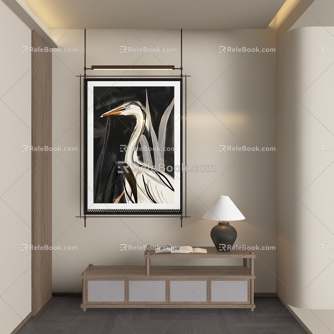 abstract decorative painting model