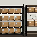 Industrial wind shelf 3d model