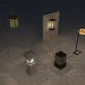 Outdoor Lighting Fixtures With Hanging Wall Mounted And Standing Lantern Designs For Garden Decor