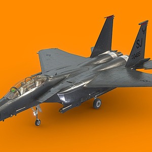 Fighter F15E Fighter Multi-Purpose Jet Fighter 3d model