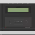 Computer Security RFID Card Reader With LCD Screen And Scan Card Function 3d model