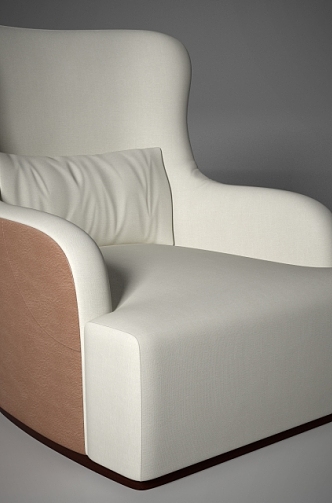 Single sofa 3d model