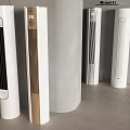 Modern Tower Style Air Cooler Fans With White Gold Design And Multiple Models