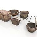 Woven Household Storage Baskets And Box In Various Sizes For Daily Use