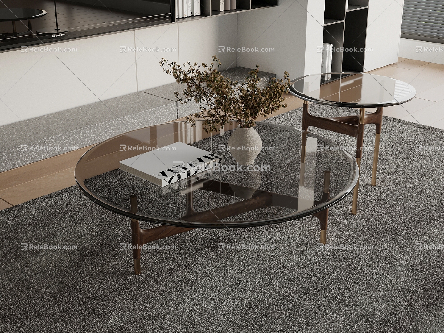 Modern coffee table 3d model