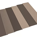 Stylish Modern Wall Panels With Various Colors Vertical Stripes And Wooden Textures