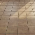 Brown Ceramic Floor Tiles In Home Interior With Modern Design And Neat Layout