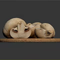 Fresh Mushrooms Whole and Sliced Displayed on a Cork Cutting Board