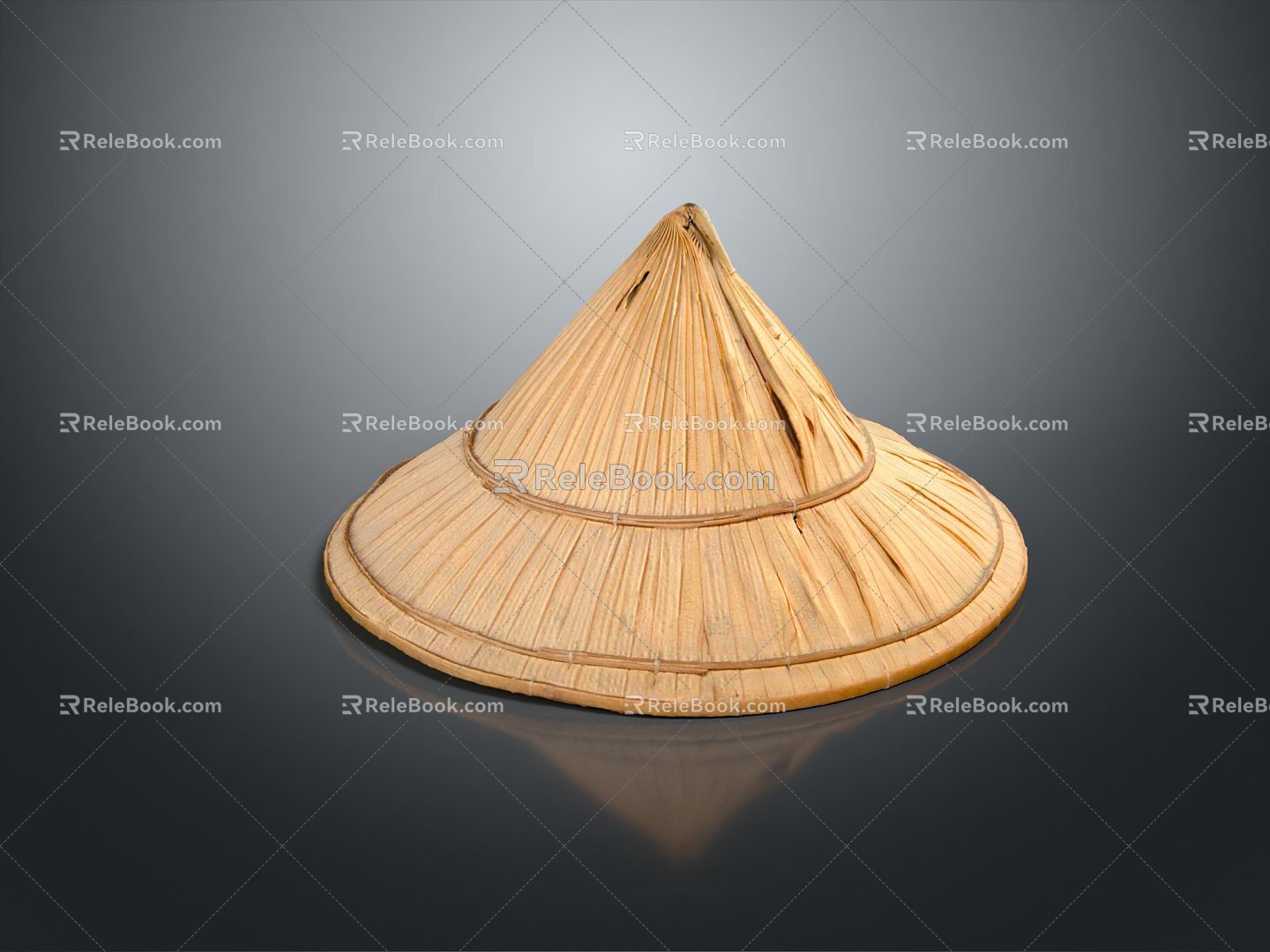 Modern Hat Straw Hat Sunshade Hat Straw Hat Wear 3d model