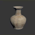 Handcrafted Ceramic Vase Sculpture Carving With Intricate Patterns And Traditional Design