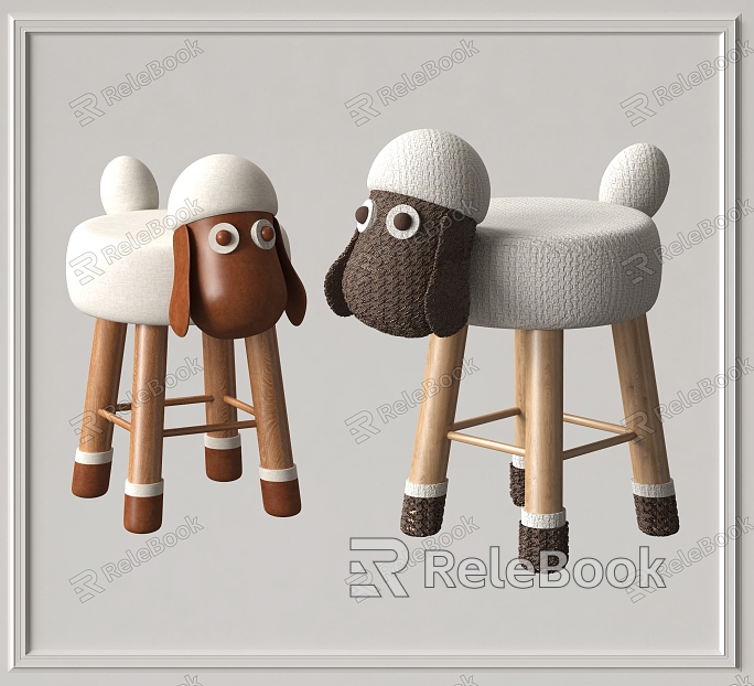 Nordic children's stool model