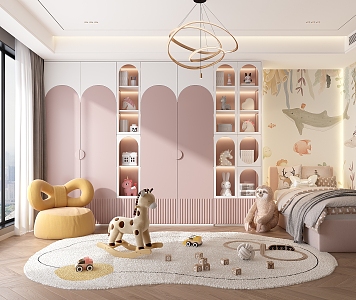 Modern Children's Room 3d model