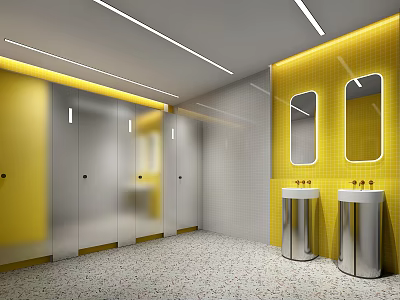 Modern toilet 3d model