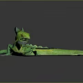 Lizard Anime Lizard Chameleon Cartoon Lizard Reptile Cold Blooded Animal Reptile Class 3d model