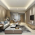 Modern Cozy Hotel Guest Room Interior With Comfortable Bed Large Window City View And Desk