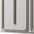 Modern Sleek Cabinet Doors With Metal Handles And Smooth Surface Design