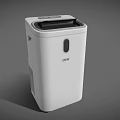 CDEFG White Dehumidifier With Black Control Panel And Air Outlet For Home Use
