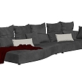 Edra Absolu multiplayer sofa petal sofa 3d model