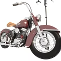Motorcycle Motor Vehicle Motor Vehicle Motorcycle Street Light Scene Red Motorcycle Modern Motorcycle Harley Motorcycle 3d model