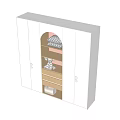 White Kids Wardrobe with Arched Open Shelves and Storage Drawers Featuring Elephant Doll and Pillow