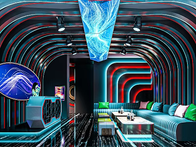 The Modern Bar 3d model
