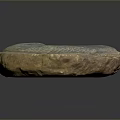 Chi chrysanthemum stone ancient fossil stone chrysanthemum fossil items 3d model