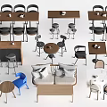 Stylish Modern Table And Chair Sets With Various Designs For Home And Cafe Use