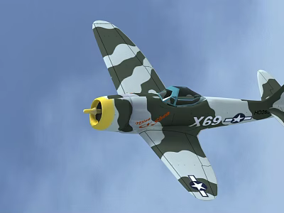 P47 Fighter 3d model
