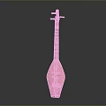 Orange Lute Shaped Daily Life Decorative Item For Home Decoration Accessory