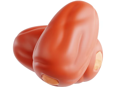 Close Up View Of Fresh Plump Dates With Juicy Texture And Natural Sweetness 3d model