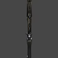 Black Combat Rifle With Metal Barrel Magazine And Classic Design Features