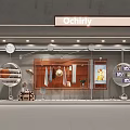 Ochirly Store Window Display With Hanging Clothes Circular Decor And Stylish Poster