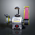 RYOBI Electric Bench Grinder With Grinding Wheel Sanding Belt Work Light And On Off Switch