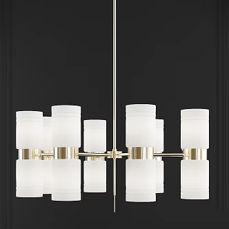 Modern chandelier Hans agne jakobson 3d model