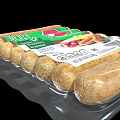 Fresh Pork Sausages in Sealed Packaging with Premium Meat Quality and Natural Flavors