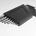 Industrial Equipment Metal Component With Black Casing And Multiple Pins