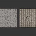 Precast Concrete Components With Steel Rebar Spikes And Grid Patterned Panel
