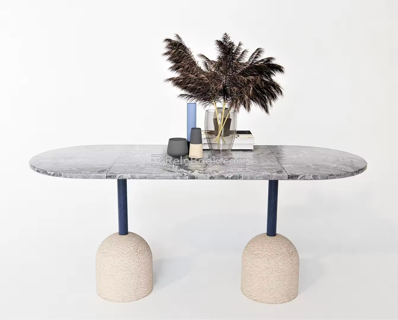 Modern Dining Table Side Table Side Table Decorative Table Wall Table Display Table End View Table Plant Vase Ornaments 3d model