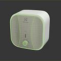 Sleek White Electrolux Small Household Appliance With Square Design And Knob Control